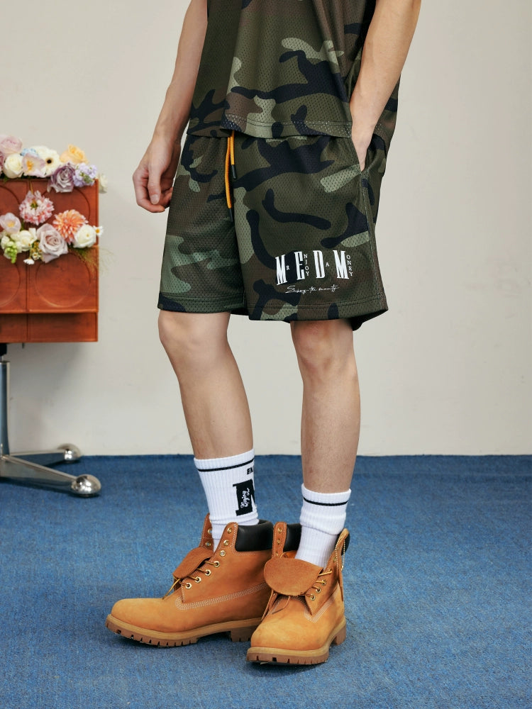 MEDM American Hip Hop Loose Wide Leg Shorts