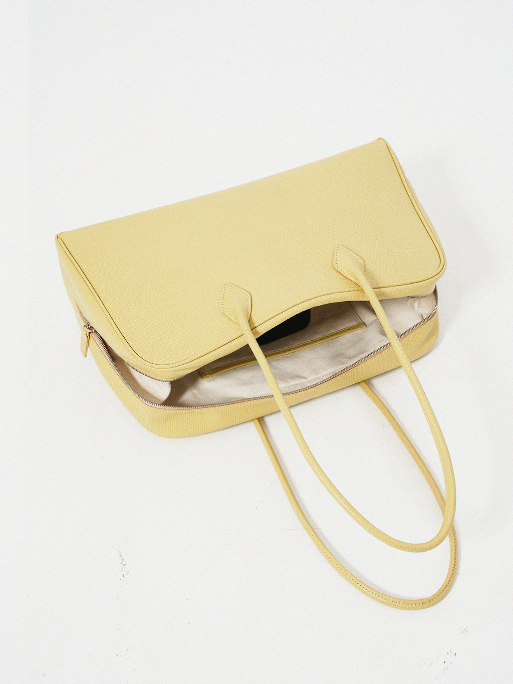 Momogigi Retro First Layer Cowhide Large Capacity Tote Bag