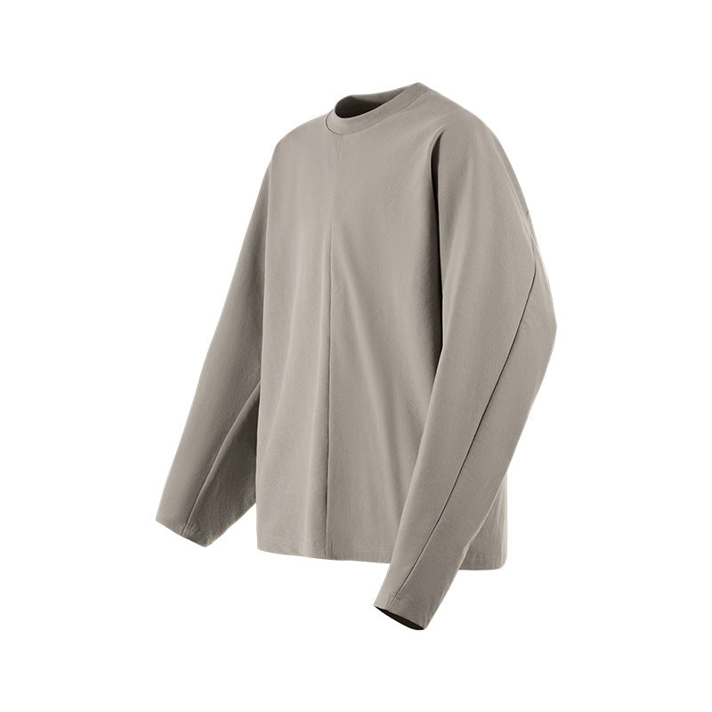 Inflation Scimitar Sleeve Casual Top Bottom Shirt