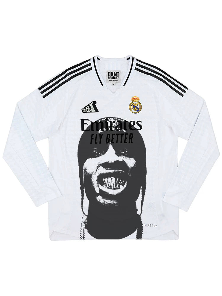 KANYE Casual Portrait Print Tee