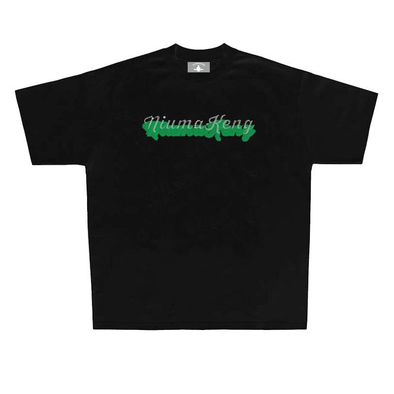 The 76th human NMK heavy Glitter Tee