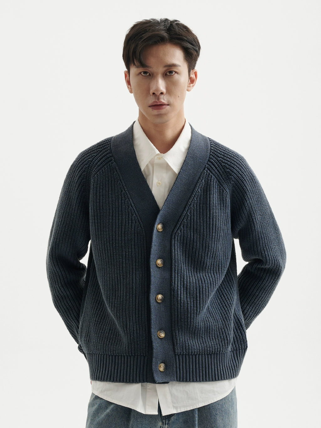 BUTTBILL Vintage Old Knitted Sweater Jacket