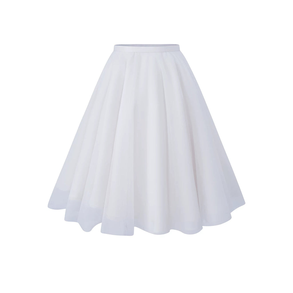 Avenement Mesh Waist Thin Versatile Skirt