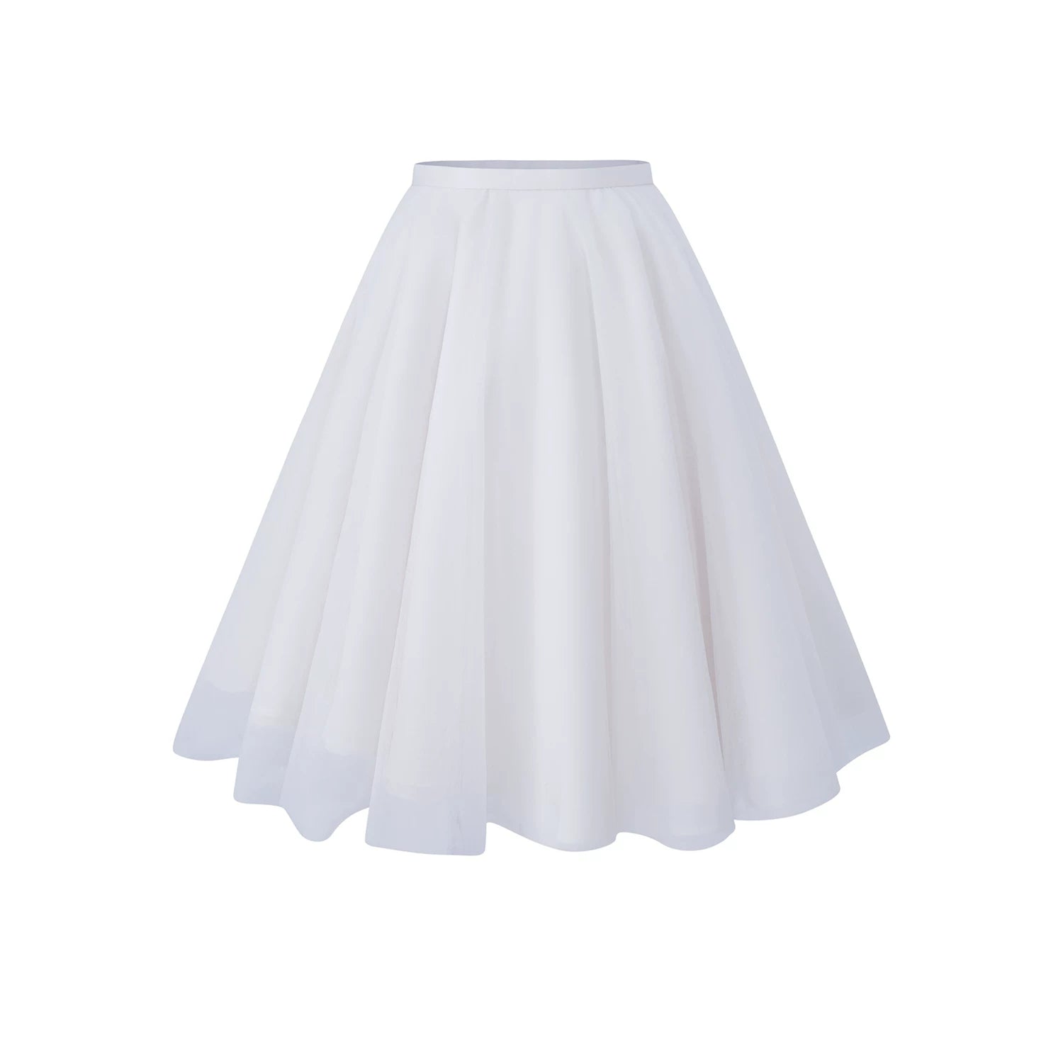 Avenement Mesh Waist Thin Versatile Skirt