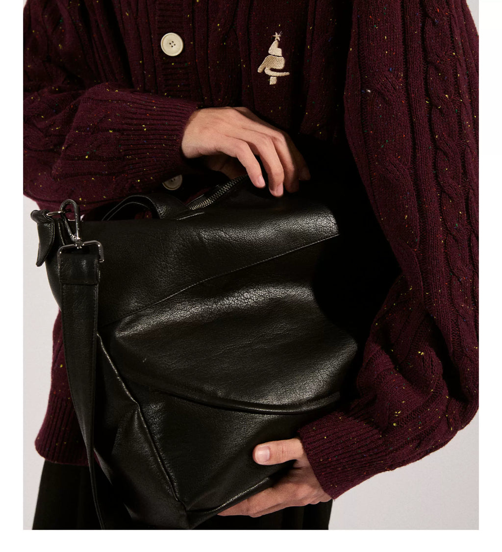 LR MADE Matte Crossbody Shoulder Bag