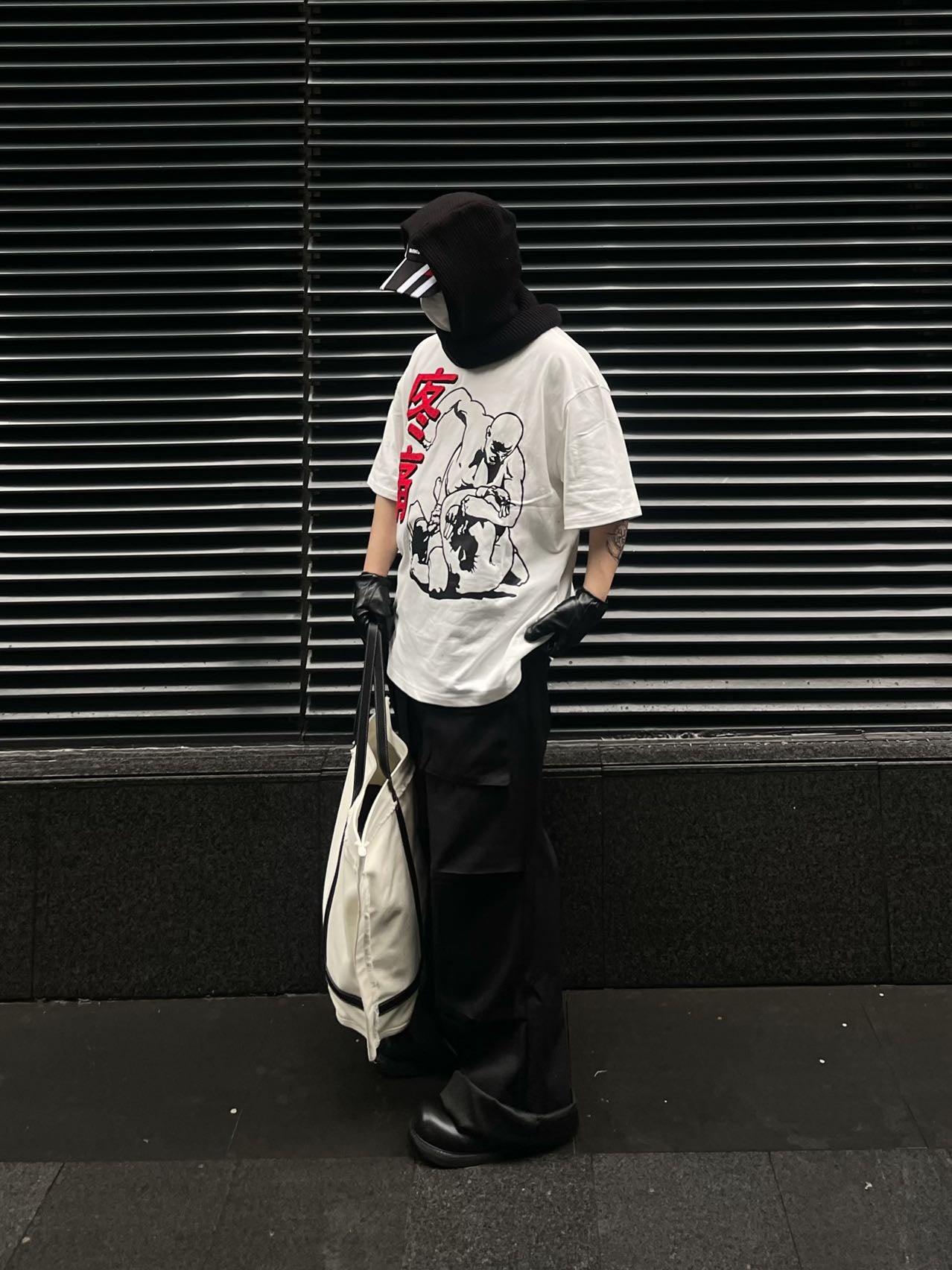 Human Voices Towel Embroidery Pain Short Sleeve Heavy Cotton Tee