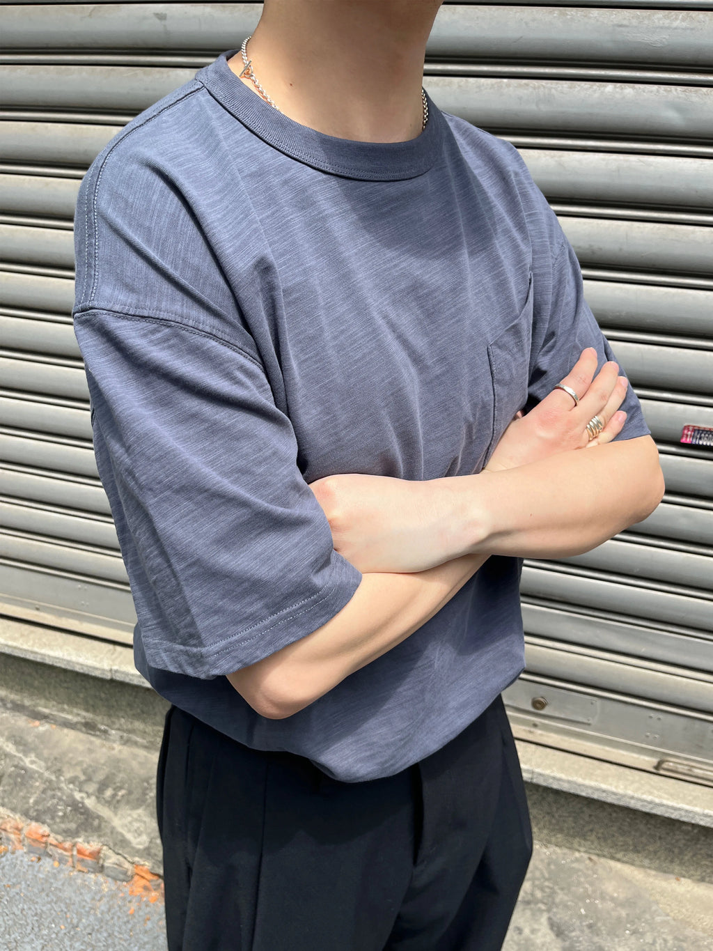 Anniehall Simple Casual Loose Tee