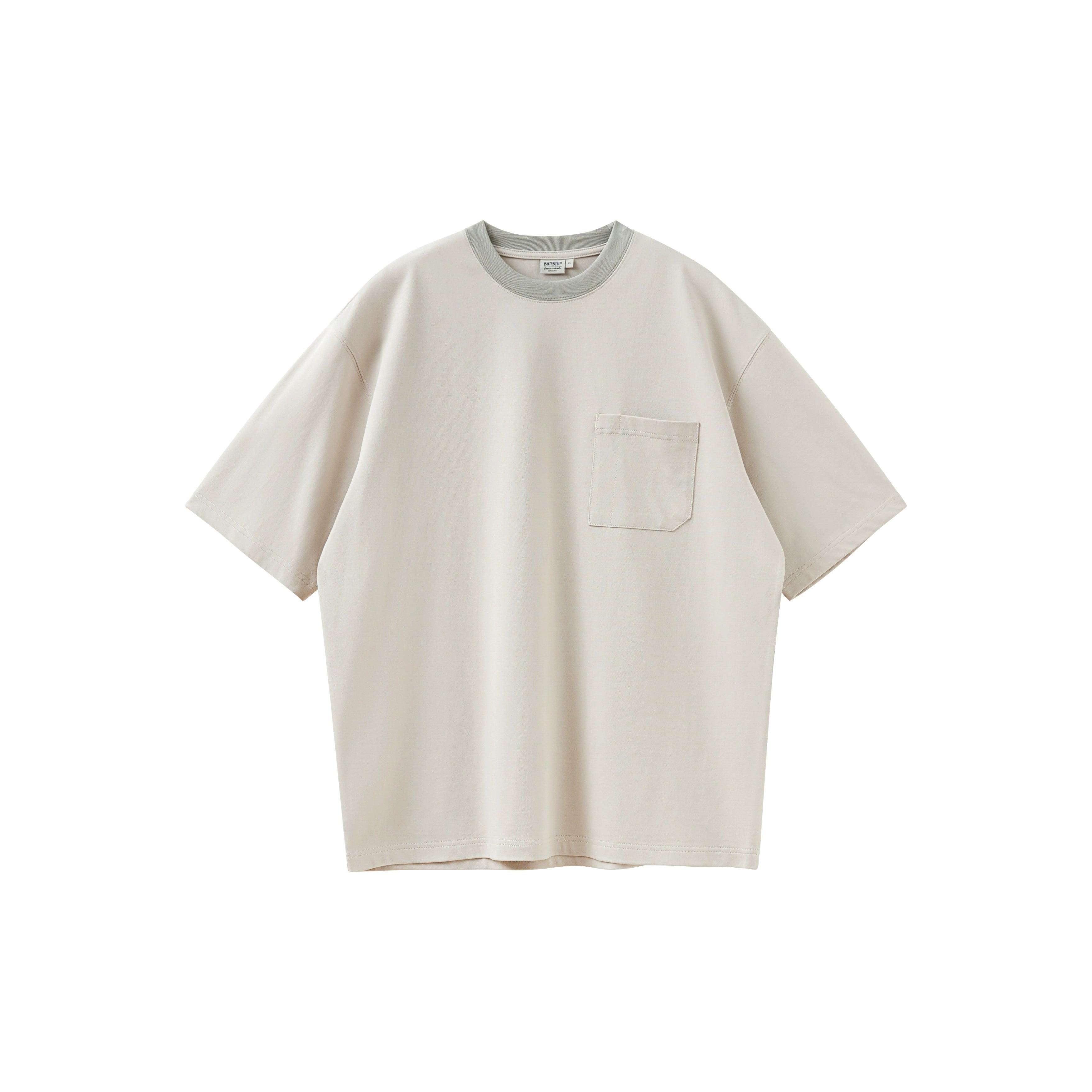 BUTTBILL Cotton Double Yarn Weave Tee