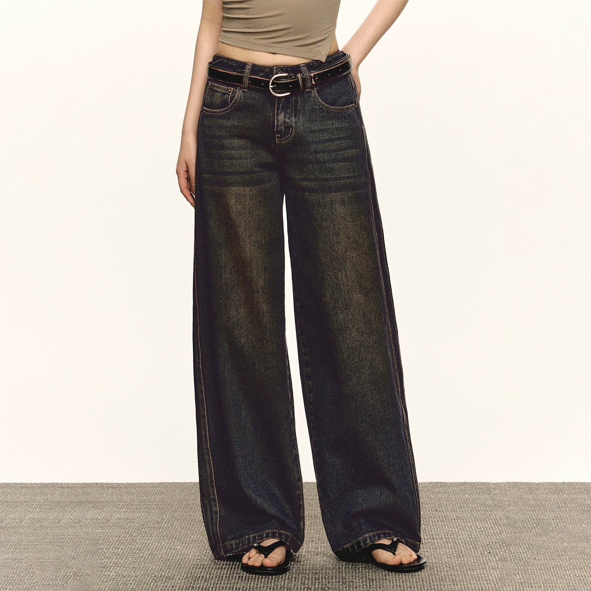 Ariseism Retro Loose Jeans