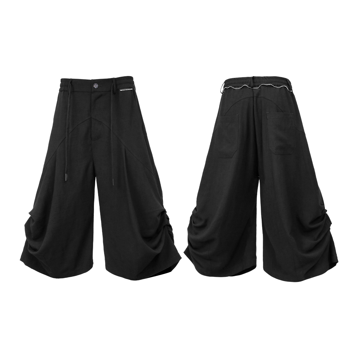 RELABEL Pleated Casual Capris