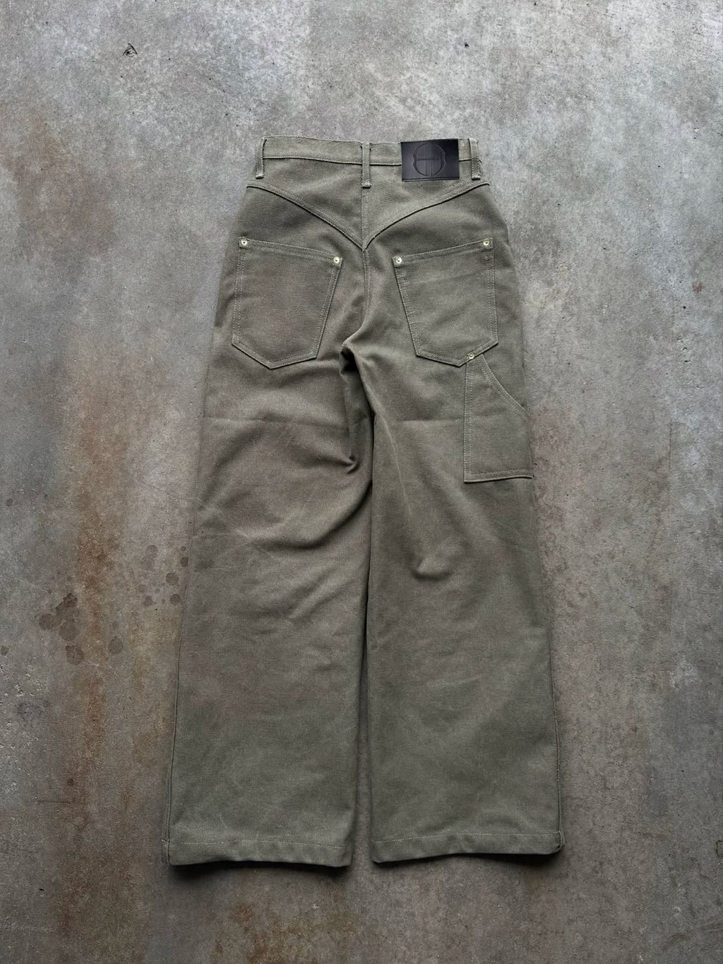 B72 Retro Straight Loose Overalls