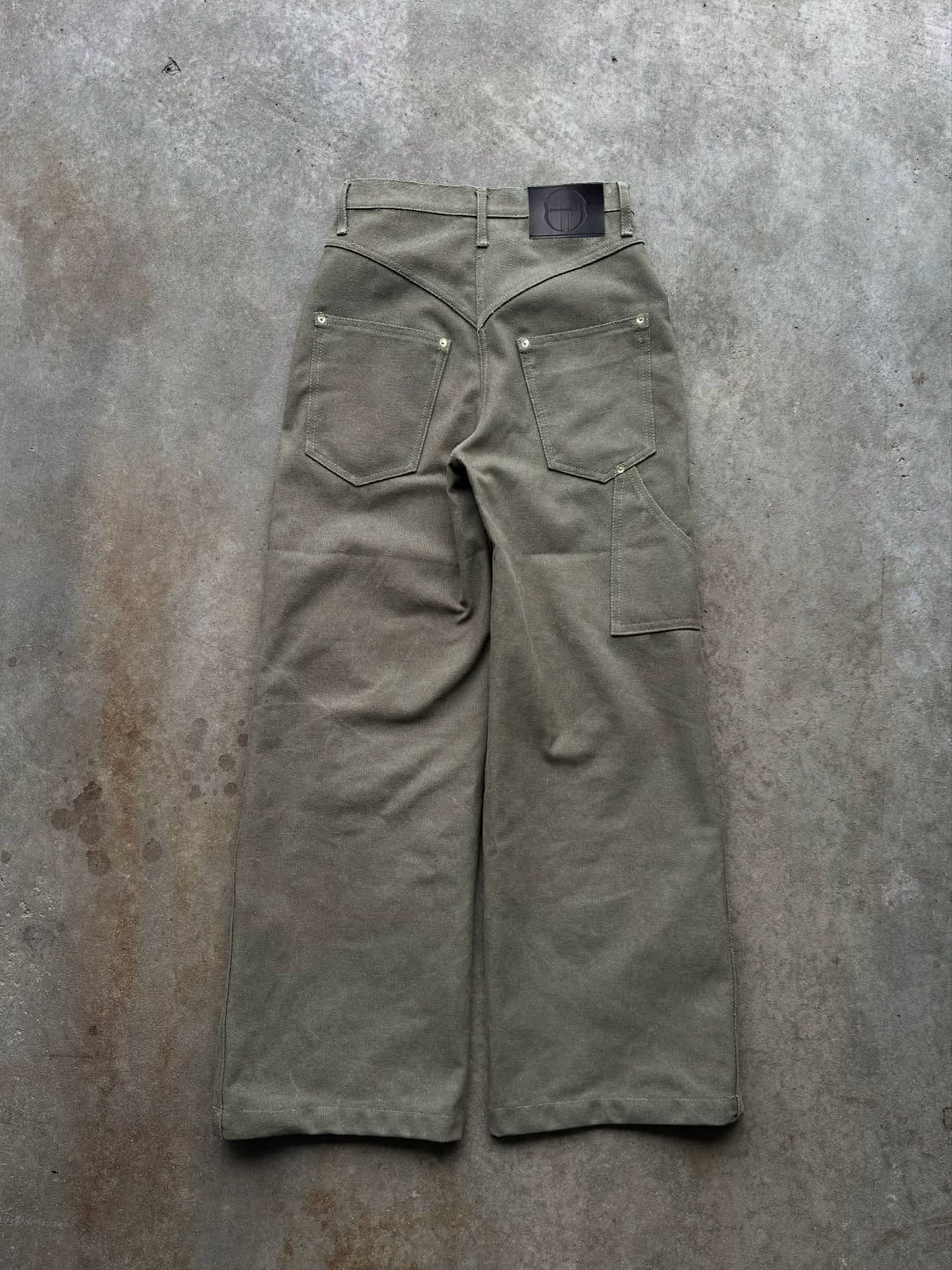 B72 Retro Straight Loose Overalls