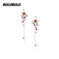 BULUBULU Agate Beaded Stud Earrings