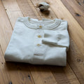 Printace Vintage Henry Collar Loose Casual Long Sleeve