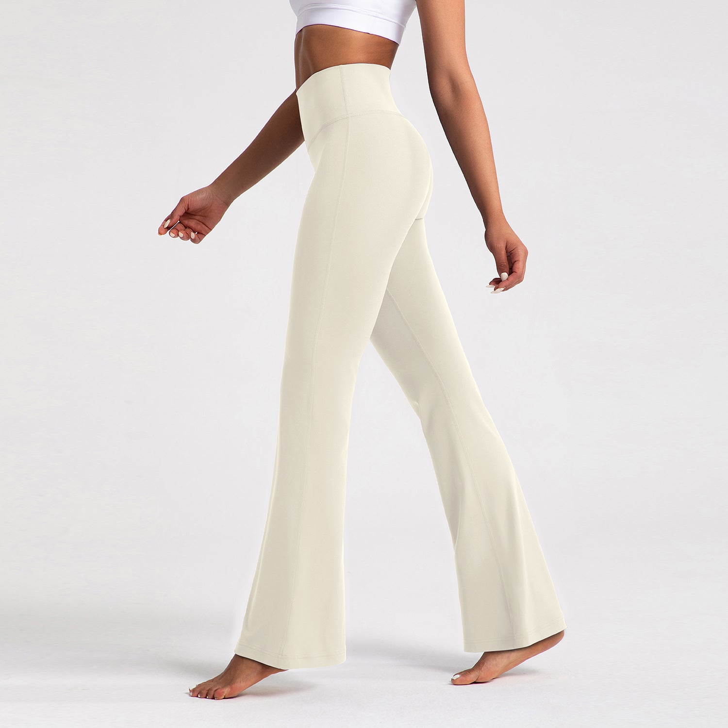 Athena Lulu Naked High Waist Hip Lift Skinny Yoga Flared Pants