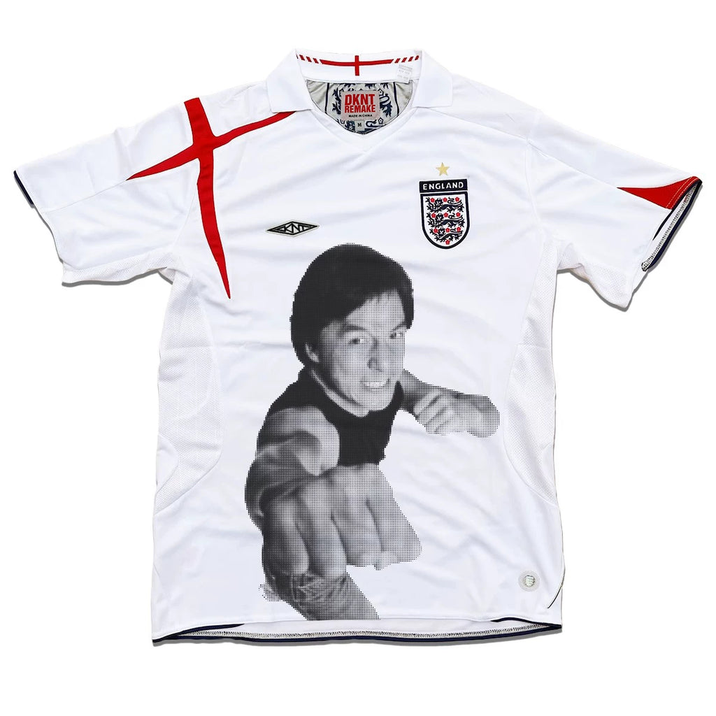 KANYE  REMAKE Portrait Print Casual Tee