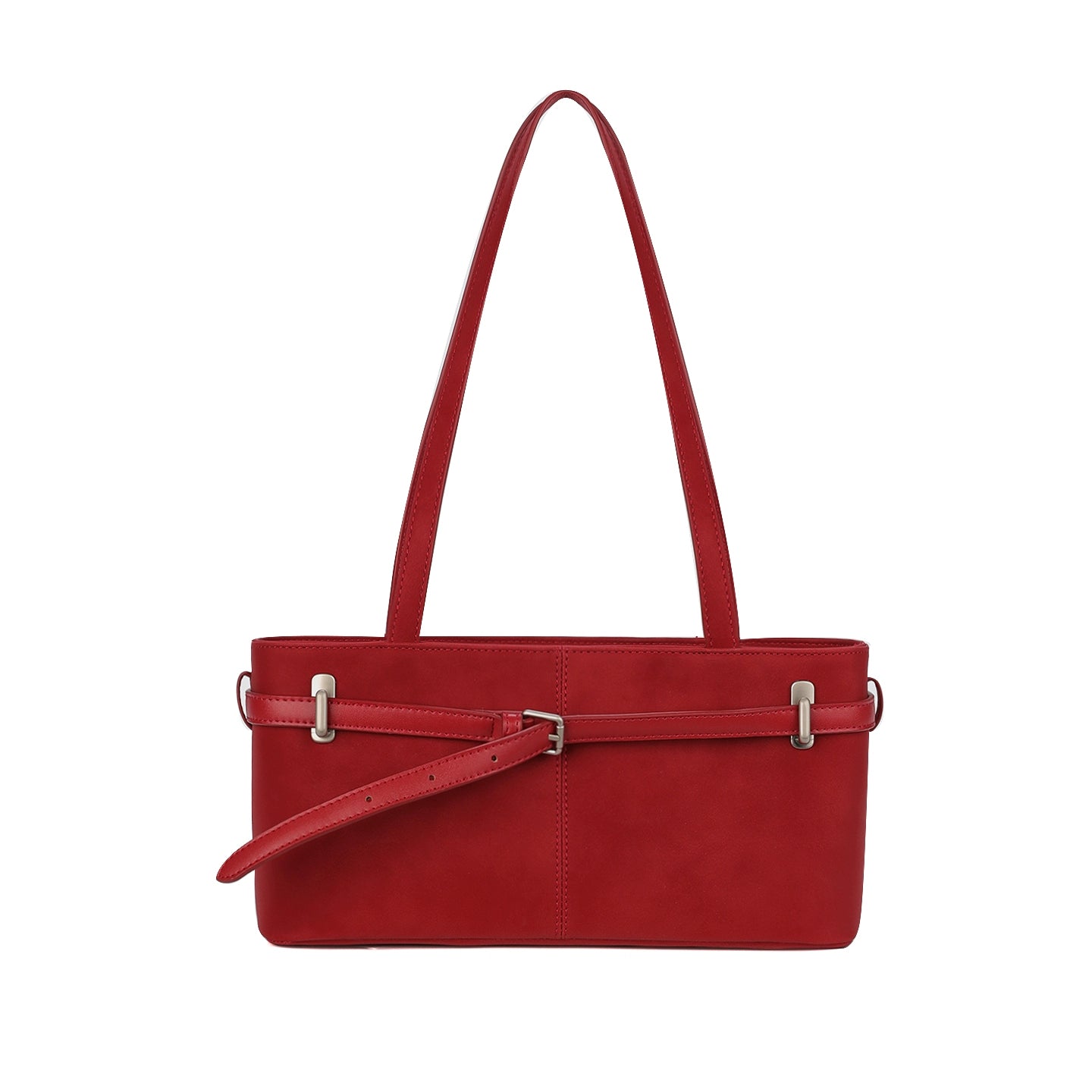 JANDRESS Vintage Belt Trim Shoulder Underarm Bag