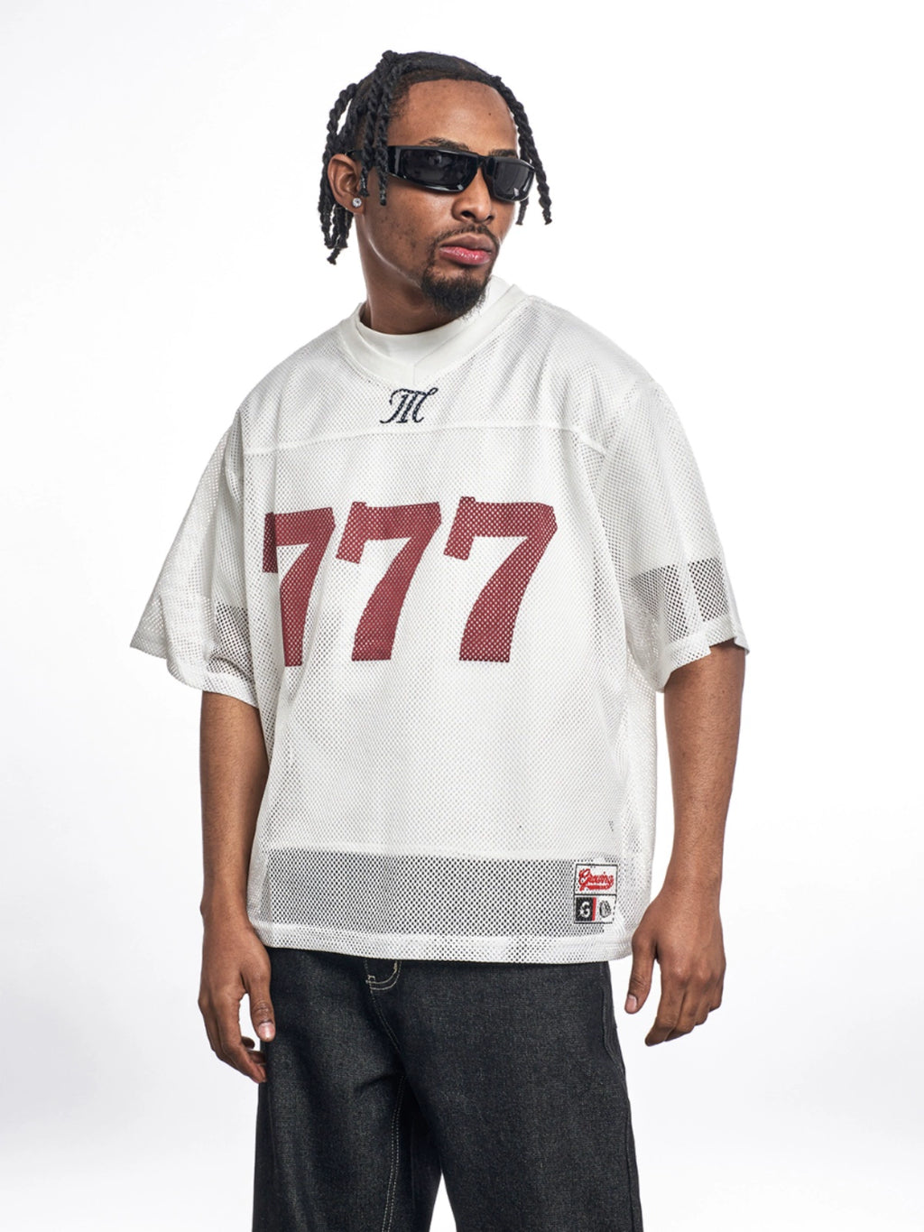 MT99 Perspective Grid Printing Tee