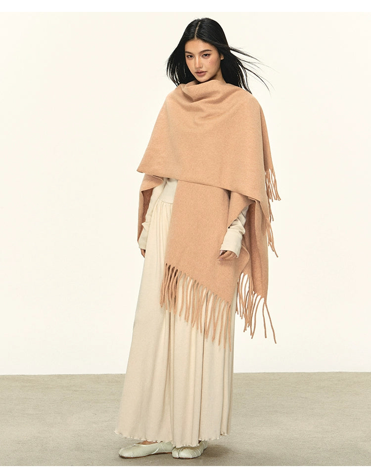 Anna Aneae Soft Waxy Comfortable Warm Shawl Scarf