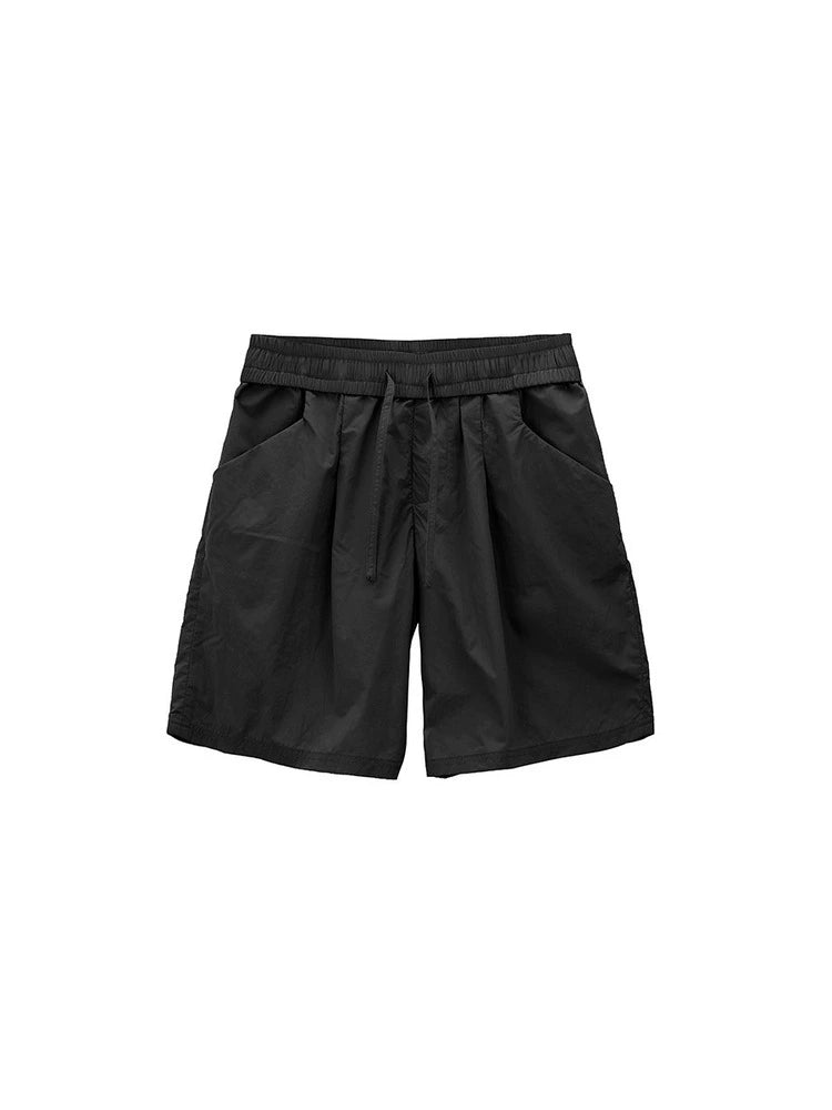 PLUS NO LOGO Anti-splashing Paper-feeling Tooling Shorts