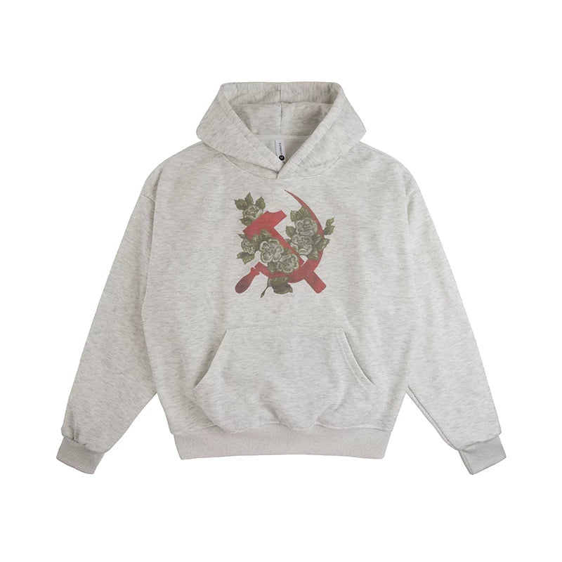 71AN Stamen Badge Series Logo Printed Sweater