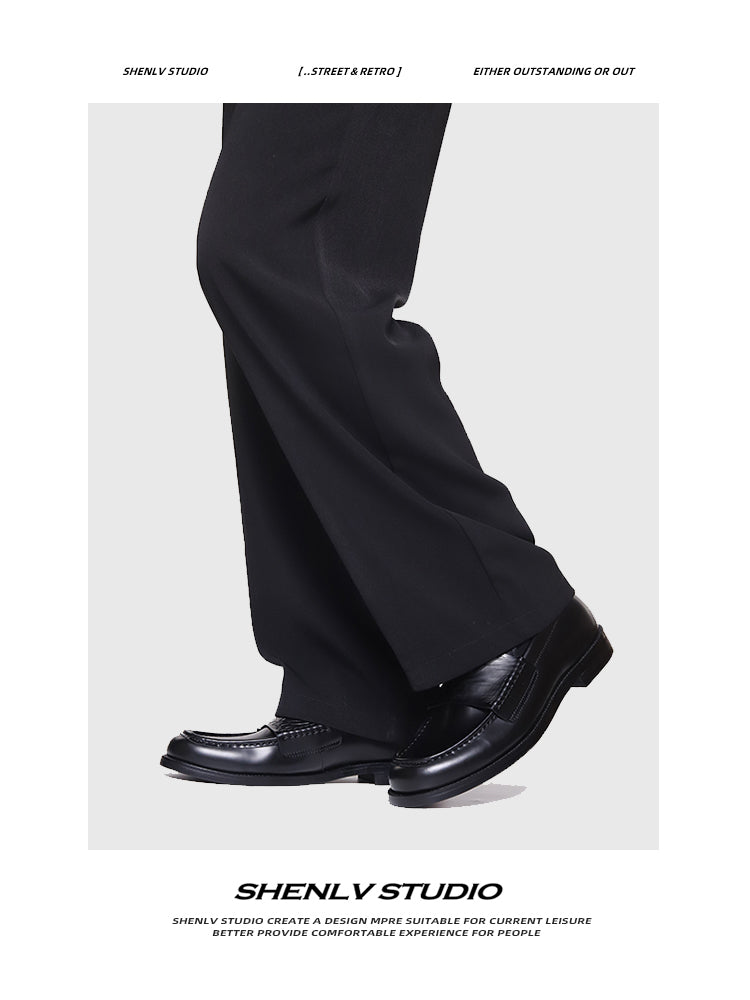 SHENLV STUDIO Vampire embossed cowhide loafers