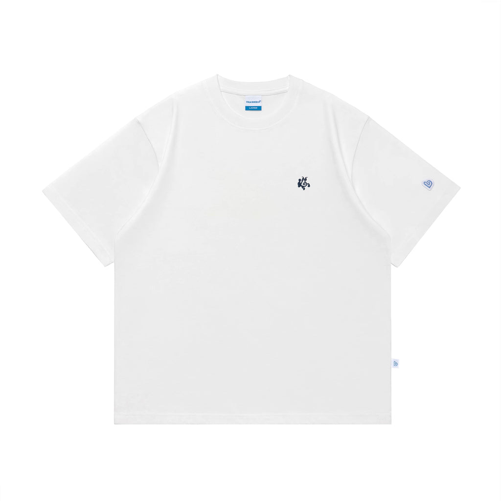 BENT IDEA Embroidery Loose and Versatile Tee