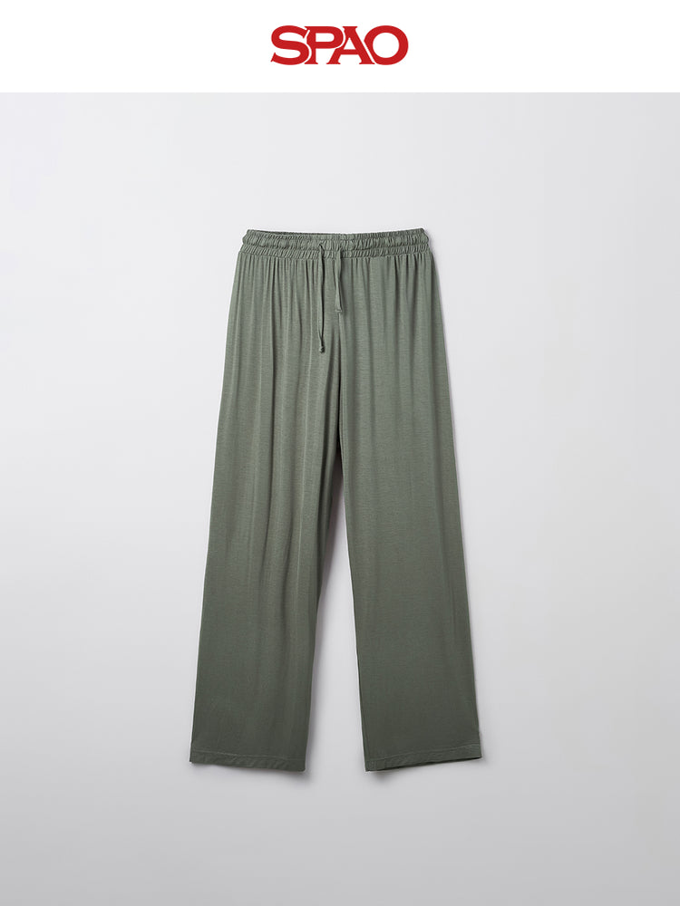 SPAO Korea Style Women Simple Loose Casual Pants SPMTF26G01