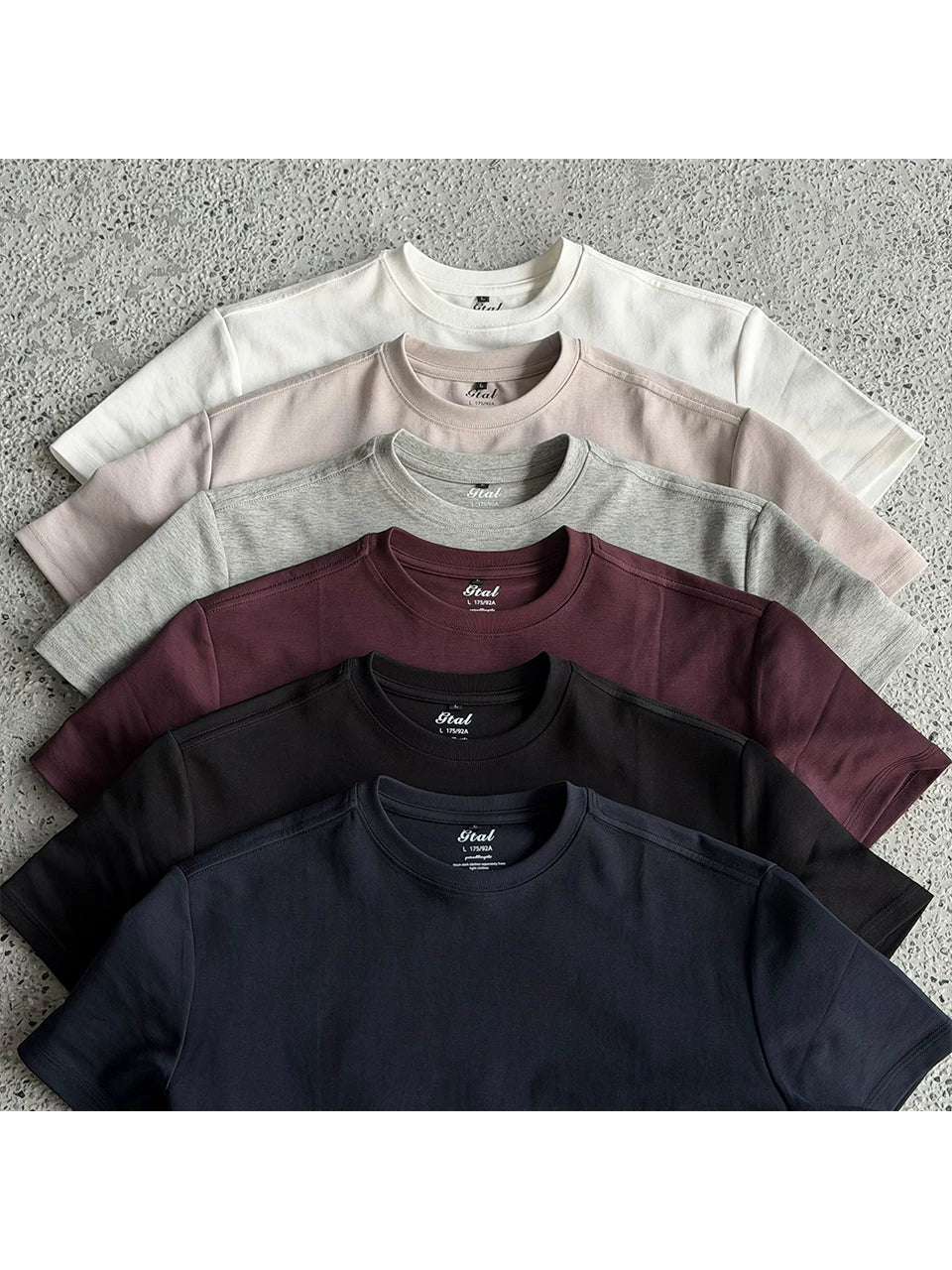 GTAL Cool Casual Versatile Crew Neck Tee