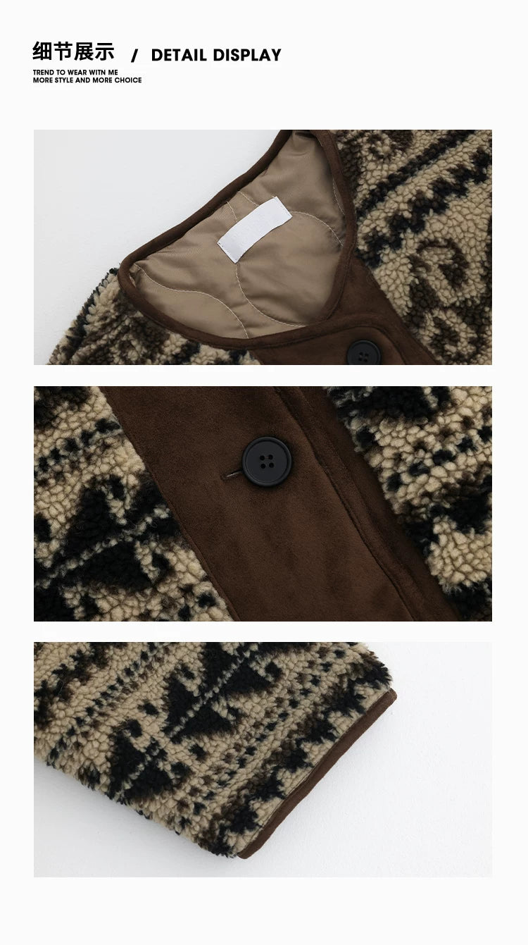 Acestudios Vintage Lamb Wool Cotton Jacket