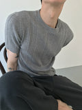 COLN Slim-fit Knitted Short Sleeves