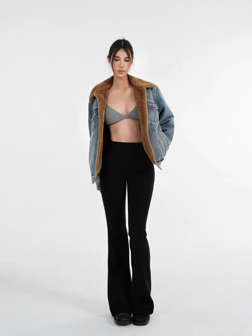 Jim Kennet Basic Knitted Bikini Adjustable Strap Swimsuit