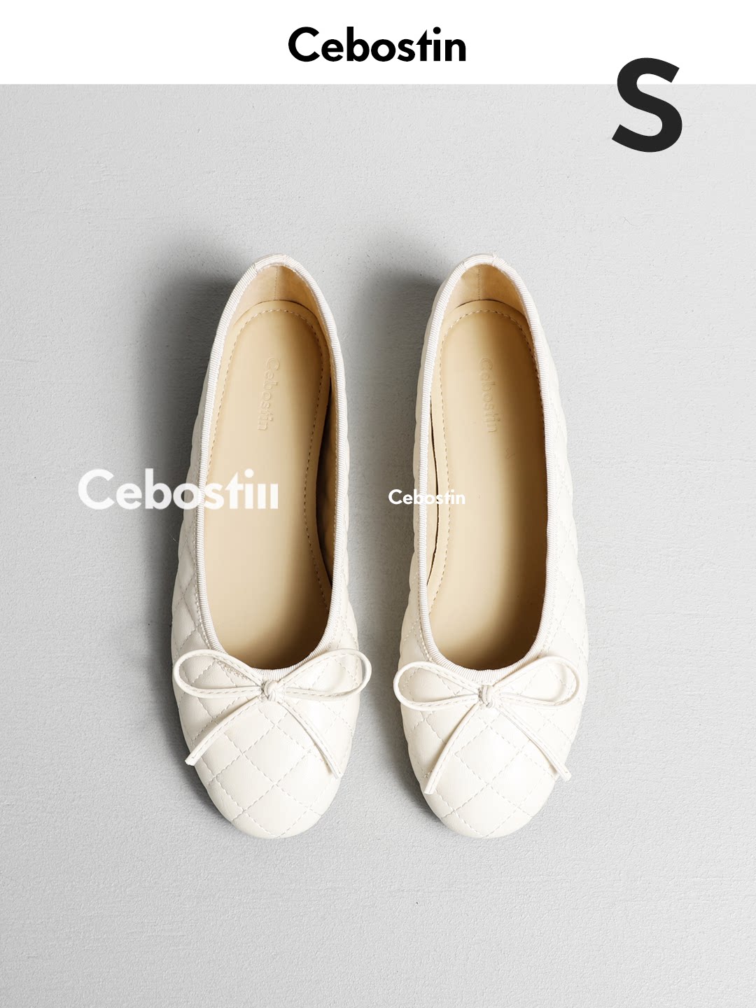 Cebostin Bow Mary Jane Shoes