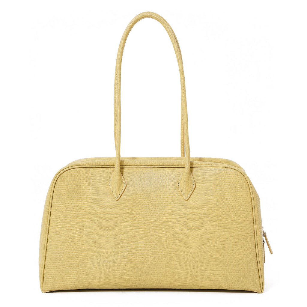 Momogigi Retro First Layer Cowhide Large Capacity Tote Bag