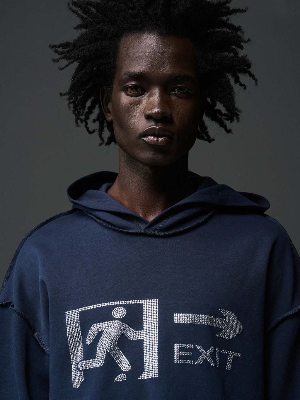 BLINDNOPLAN Hot Diamond Casual Hooded Long Sleeve