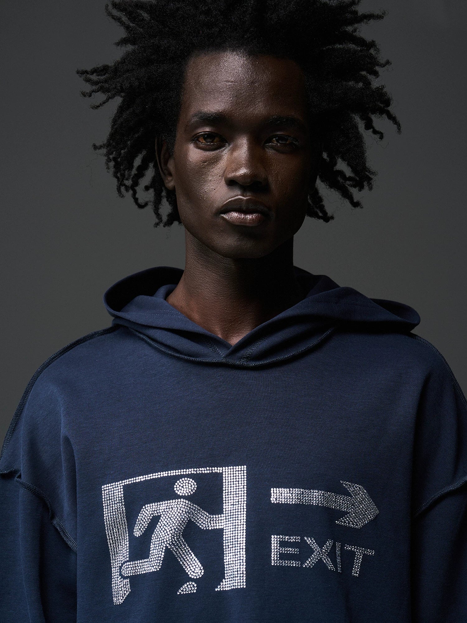 BLINDNOPLAN Hot Diamond Casual Hooded Long Sleeve