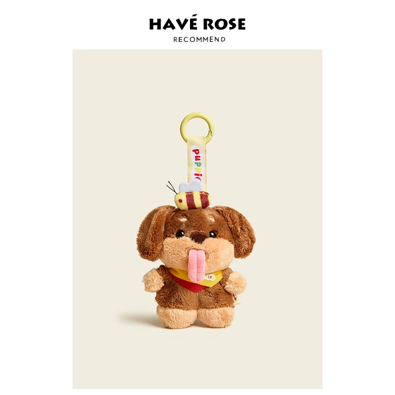 HAVEROSE Burger Dachshund Dog Bag Pendant