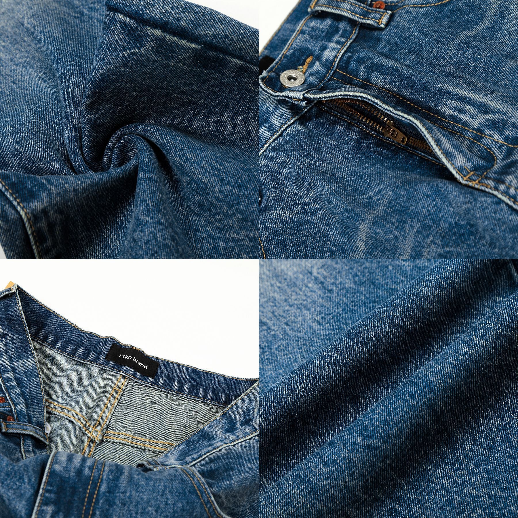 11KN Retro Micro-pull Three-dimensional Slim-fitting and Thin Casual Pants