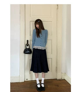 KANO High Waist and Thin Fishtail Medium and Long Skirt
