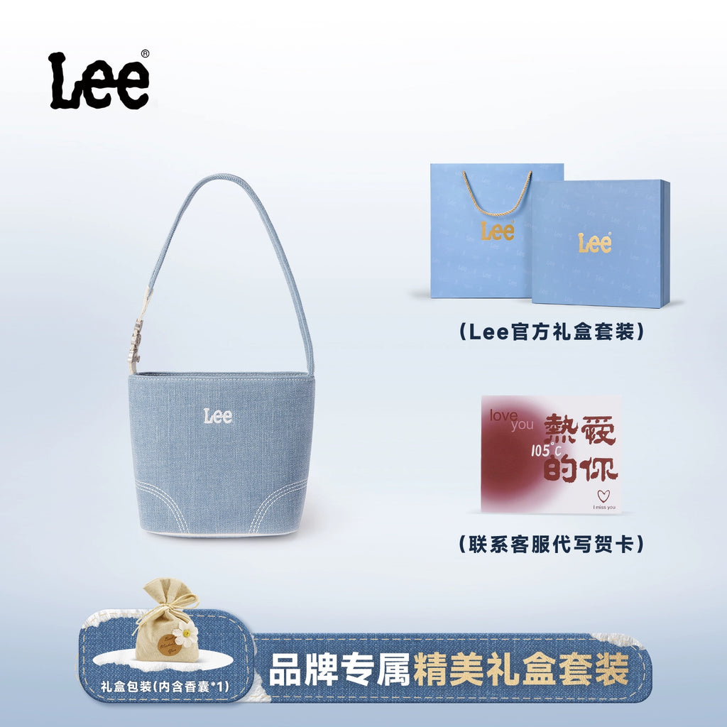 Lee Denim Bucket Versatile Shoulder Bag