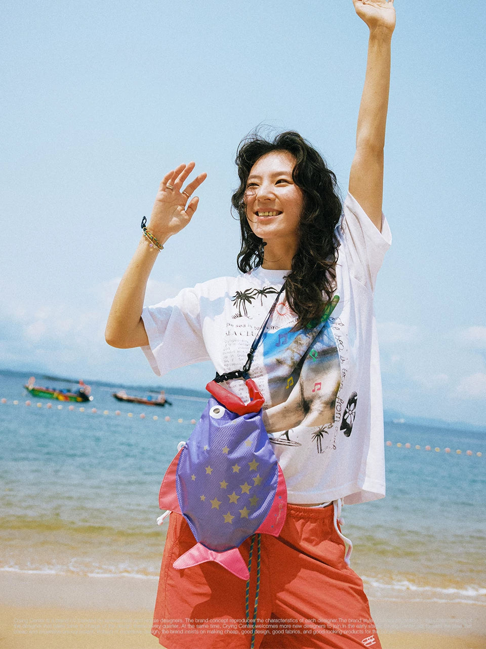 CryingCenter Star Fish Diagonally Across Wet Bag