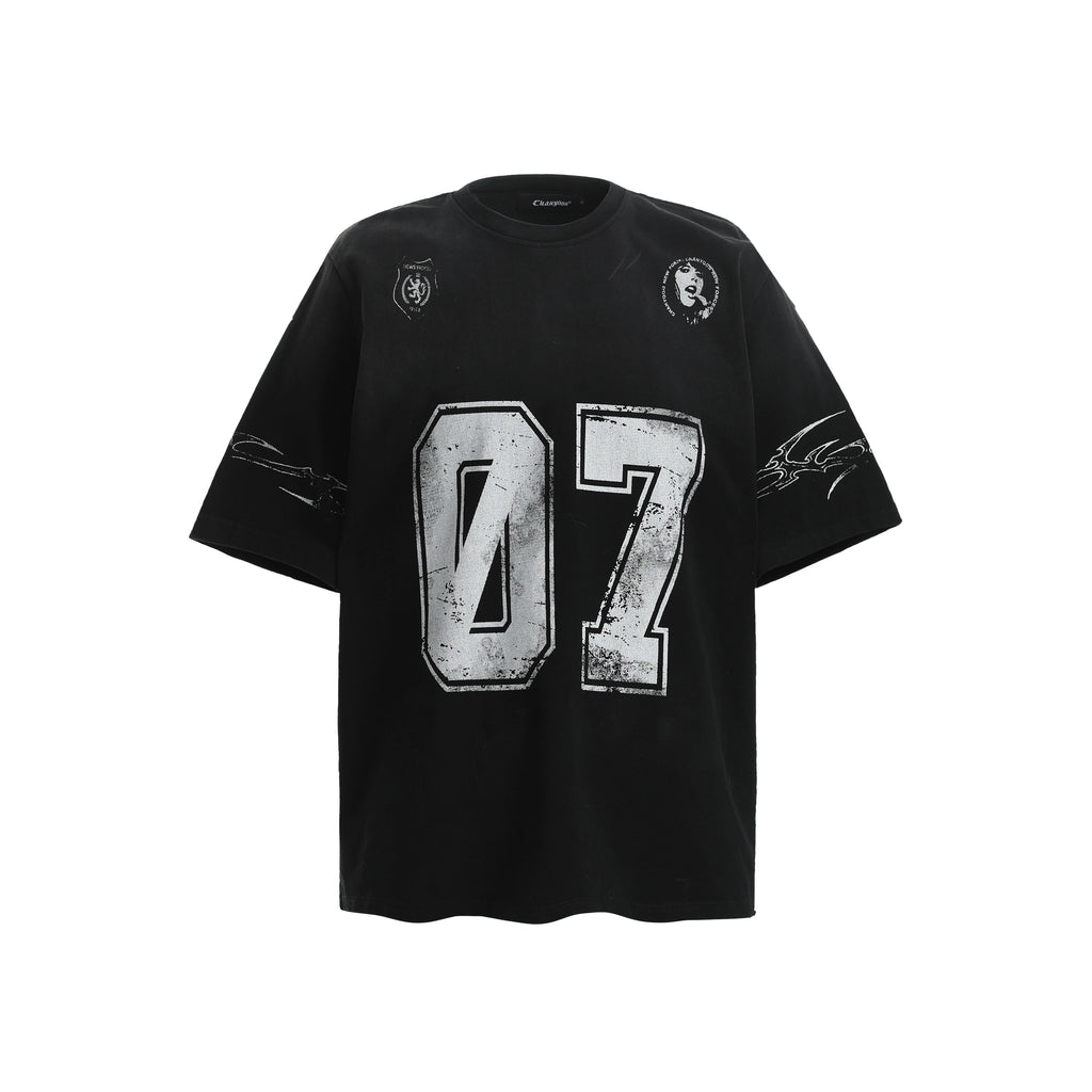 BTSG old washed dirty dyed heavy short jersey