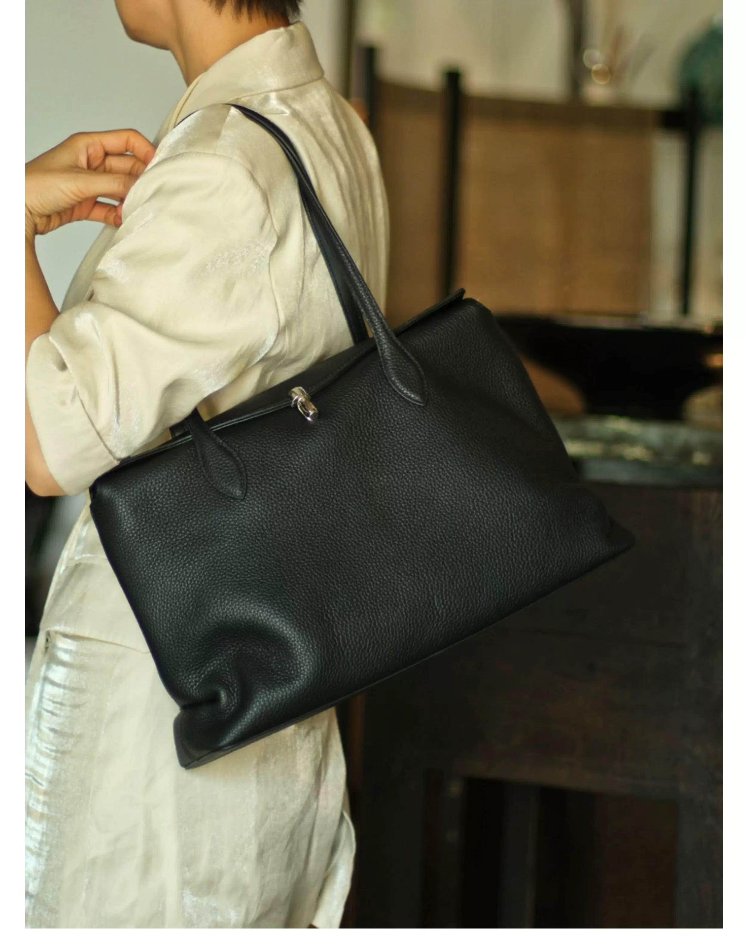 EZRO Simple Portable Tote Bag