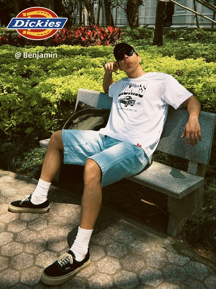 Dickies Loose Quick Drying Breathable Racing Culture Printed Tee