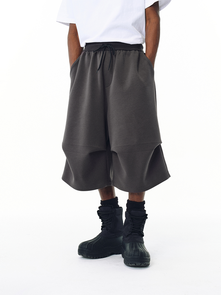 KONOOT Pleated Casual Shorts