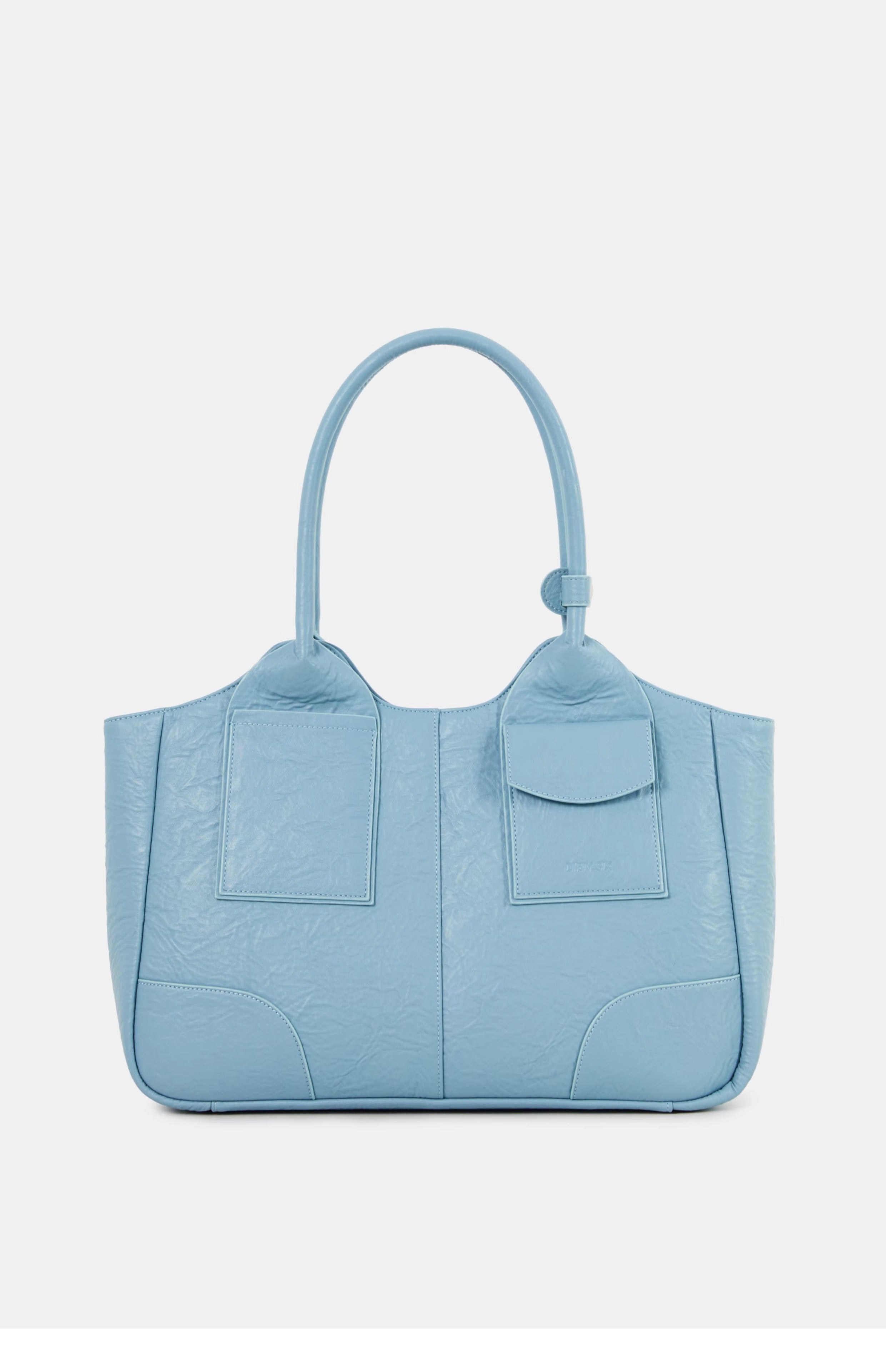 DirtySix Yuri Big Cow Split Leather Tote retro-patterned cowhide large-capacity Bag