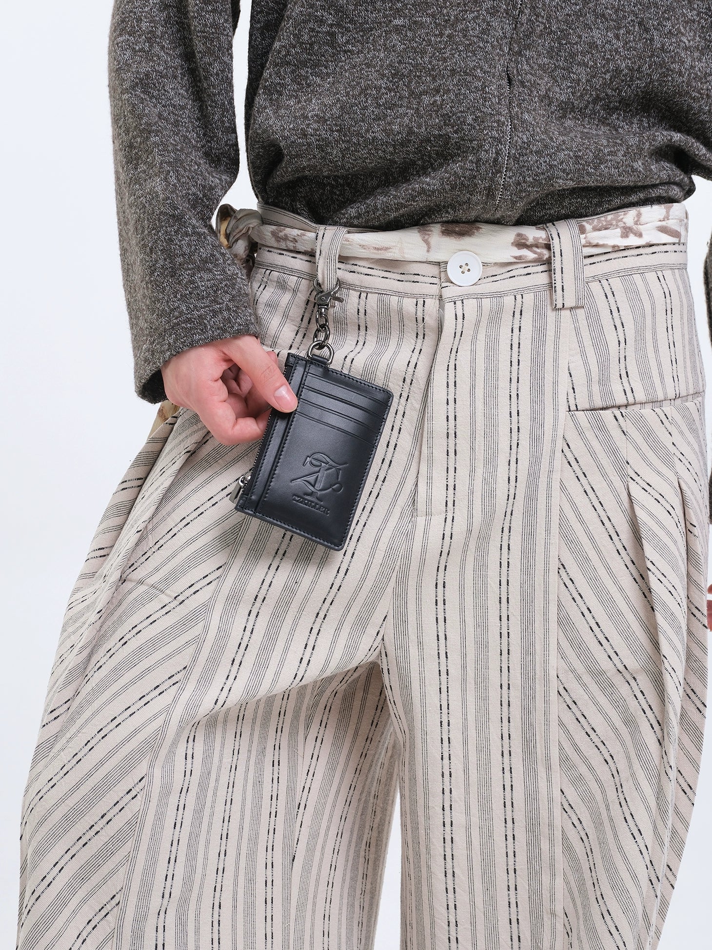 TZ Killer First Layer Cowhide Waist Chain Key Bag