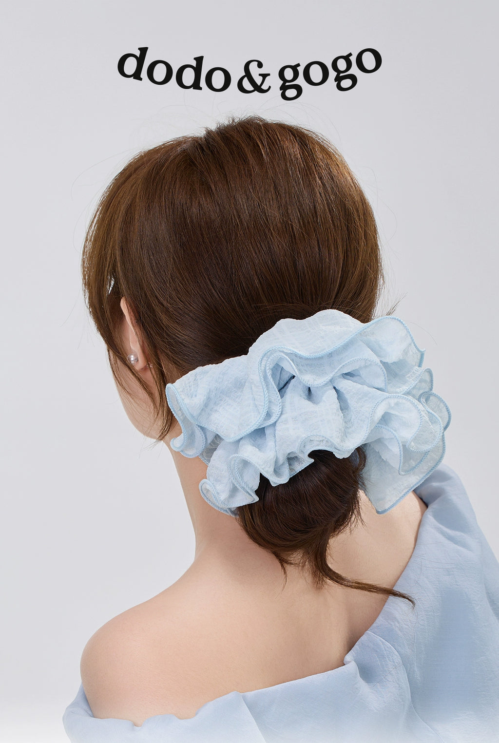 DODOGOGO Japanese Fresh Lace Plaid Hair Rope