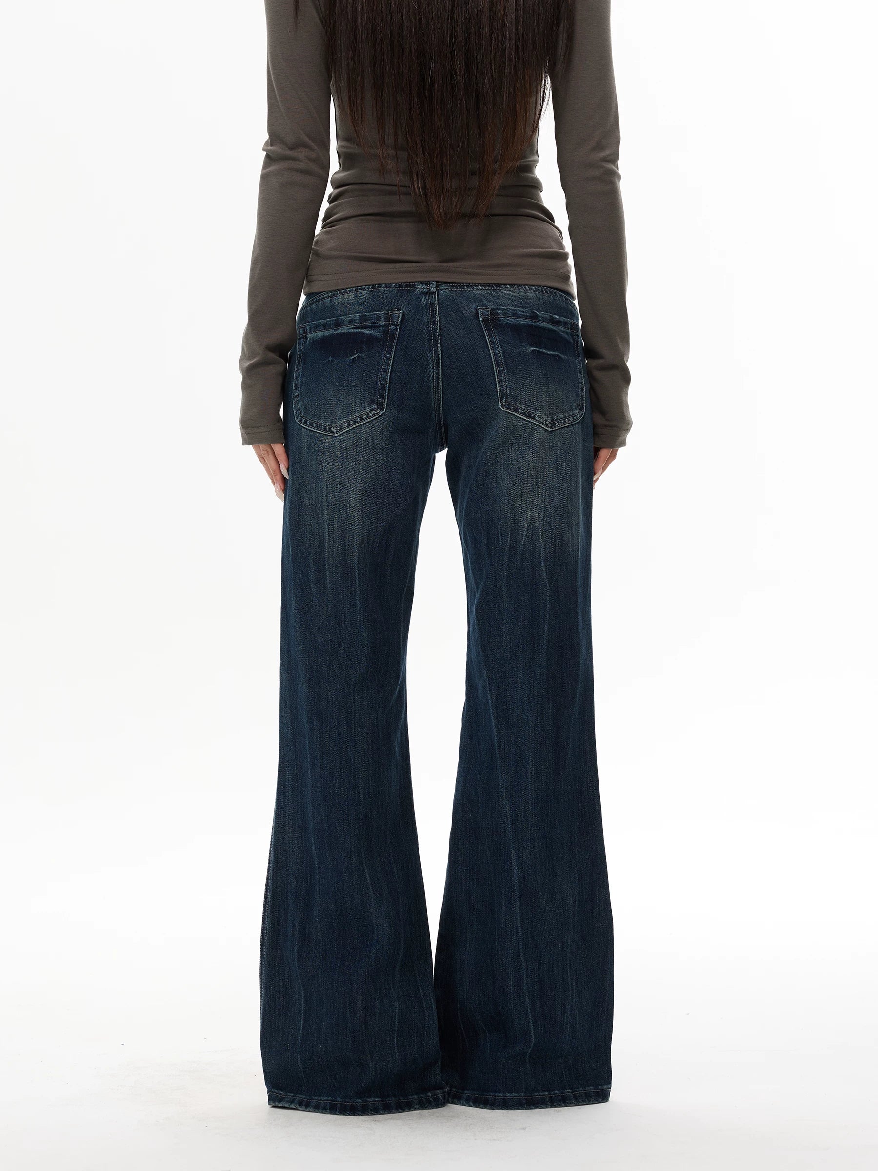 WLNEXT Casual Micro-Flared Jeans