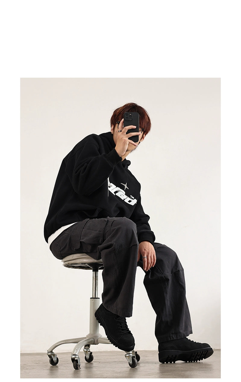 FANGSANHUO Anti-suede Thick-soled Vintage Cargo Round-toe Shoes
